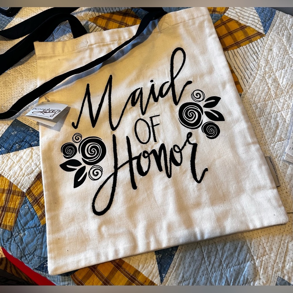 Primitives by Kathy Maid of Honor Canvas Tote